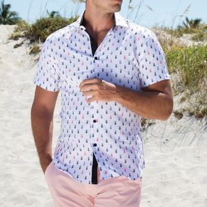 Never Worn -Pineapple Print Shirt